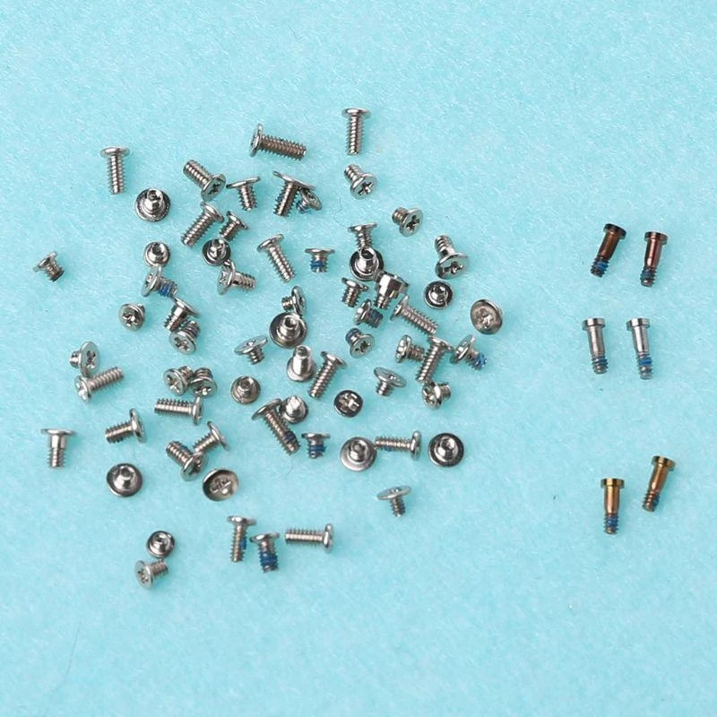 W89C براغي كاملة مجموعة أسفل النجوم مجموعة البراغي إصلاح الترباس الأجزاء الداخلية الاستبدال المعادن