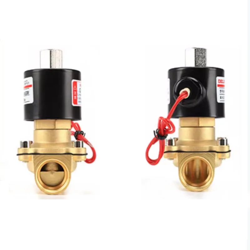 

Solenoid valve 2WK normally open water valve 220V switch valve full copper coil control valve 2WK025-08-AC220V/2WK025-08-DC24V