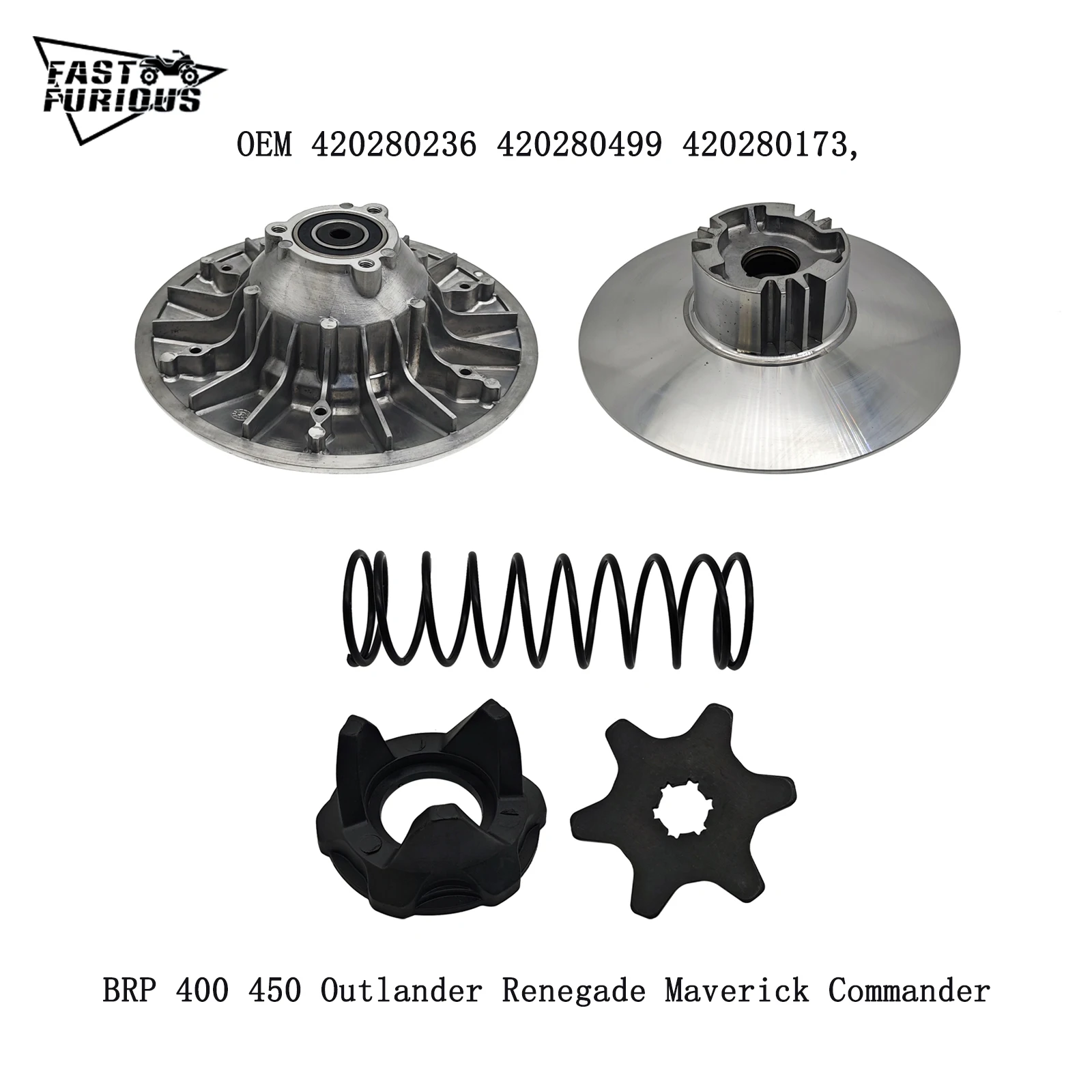 

Приводная муфта в сборе для BRP 400 450 Outlander Renegade Maverick Commander 420280236, 420280499, 420280173