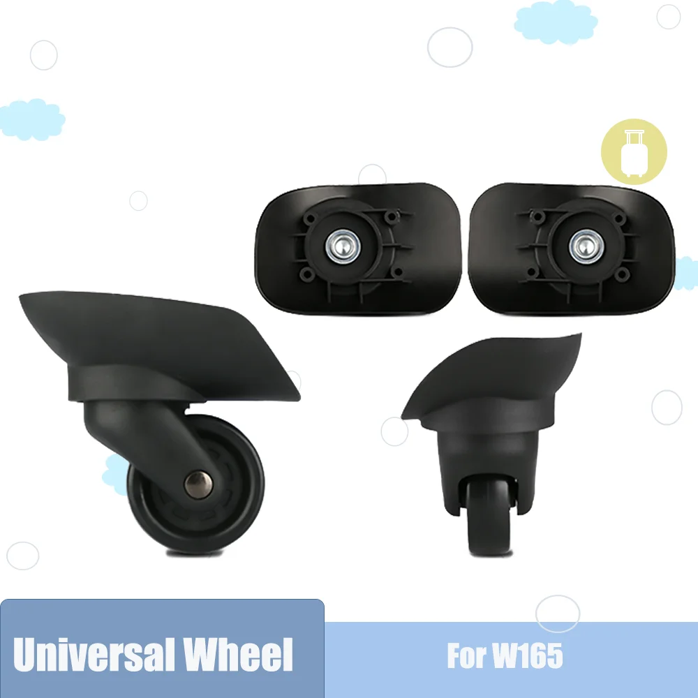 

Replacement W165 Suitcase Wheels 4 Pack Universal Silent Roller For Luggage Trolley Bag Parts