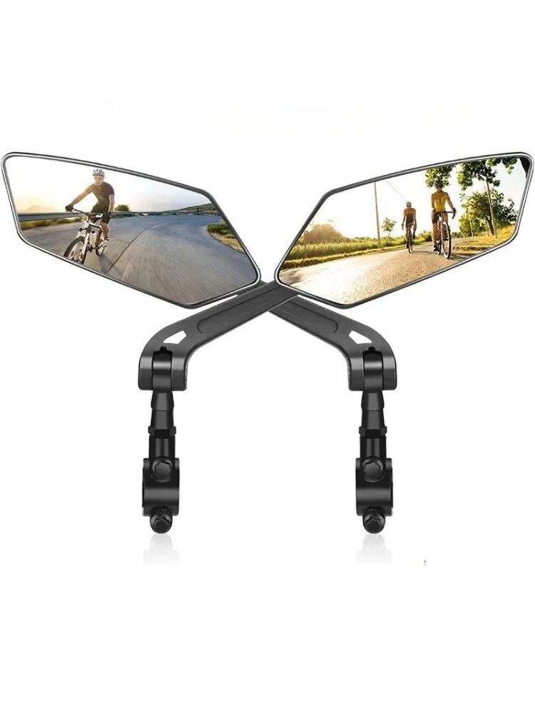 AliExpress New Mountain Bike Adjustable Rearview Mirror Folding Bike High-definition Flat Mirror Reversing Mirror Bike Riding Accessories