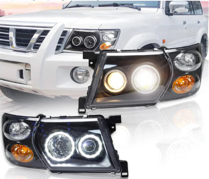 car bumper headlamp For Nissan Patrol y61 headlight all in 1999~2007y car accessories head lamp for Nissan Patrol fog light