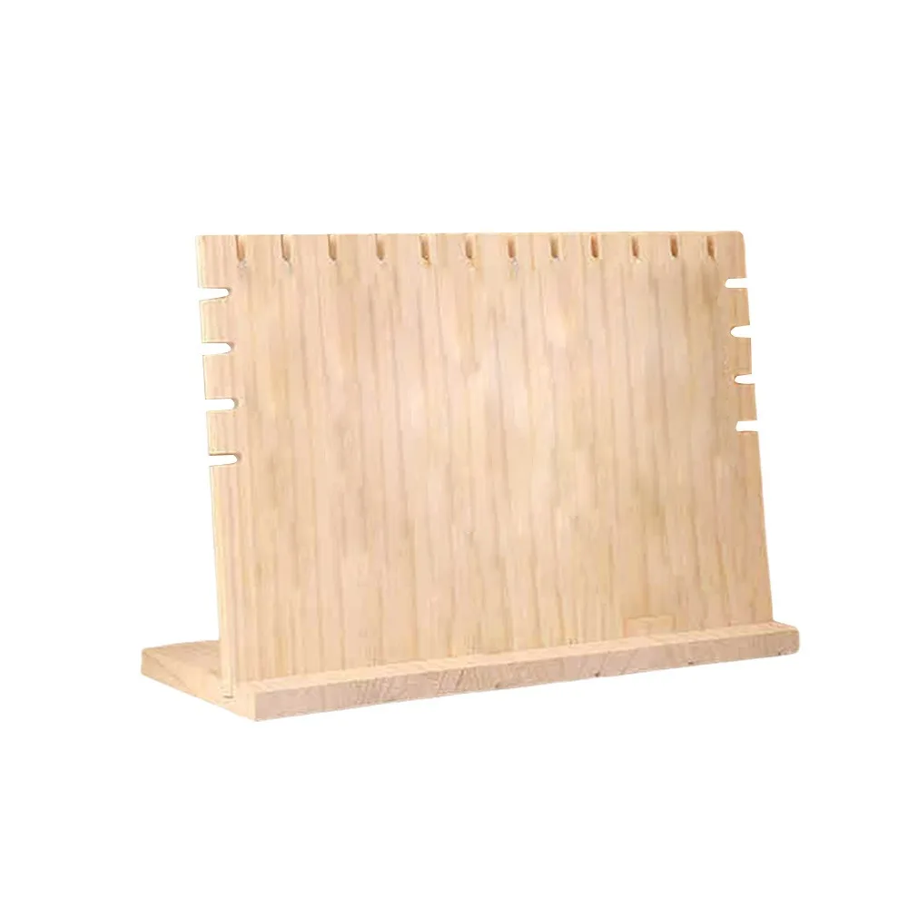 

L-образные ожерелья, мольберт, витрина, ореховое дерево, модная стойка для коллекции ювелирных изделий, реквизит для демонстрации ювелирных изделий