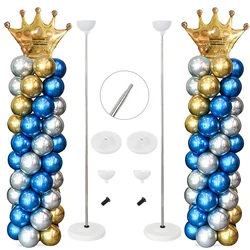 1/2set Balloon Column Stand Kit 2M Adjustable Ballon Tower Holder for Wedding Birthday Party Baby Shower Christmas Decorations