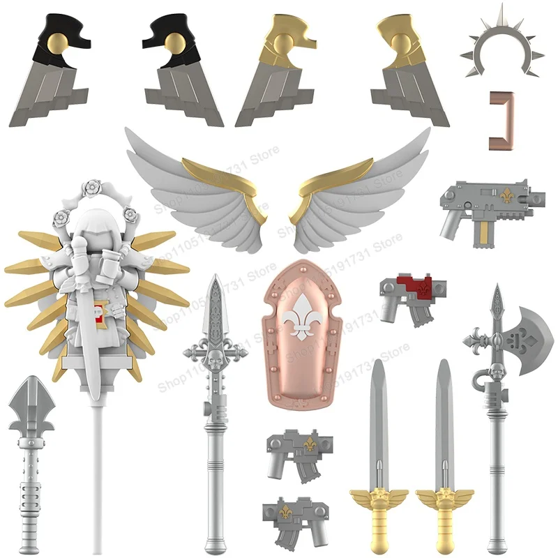 Heißer Cartoon Zubehör Bricks Sammlung Pädagogisches Bausteine Modell Weihnachten Geschenk Spielzeug Für Kinder MY621-625