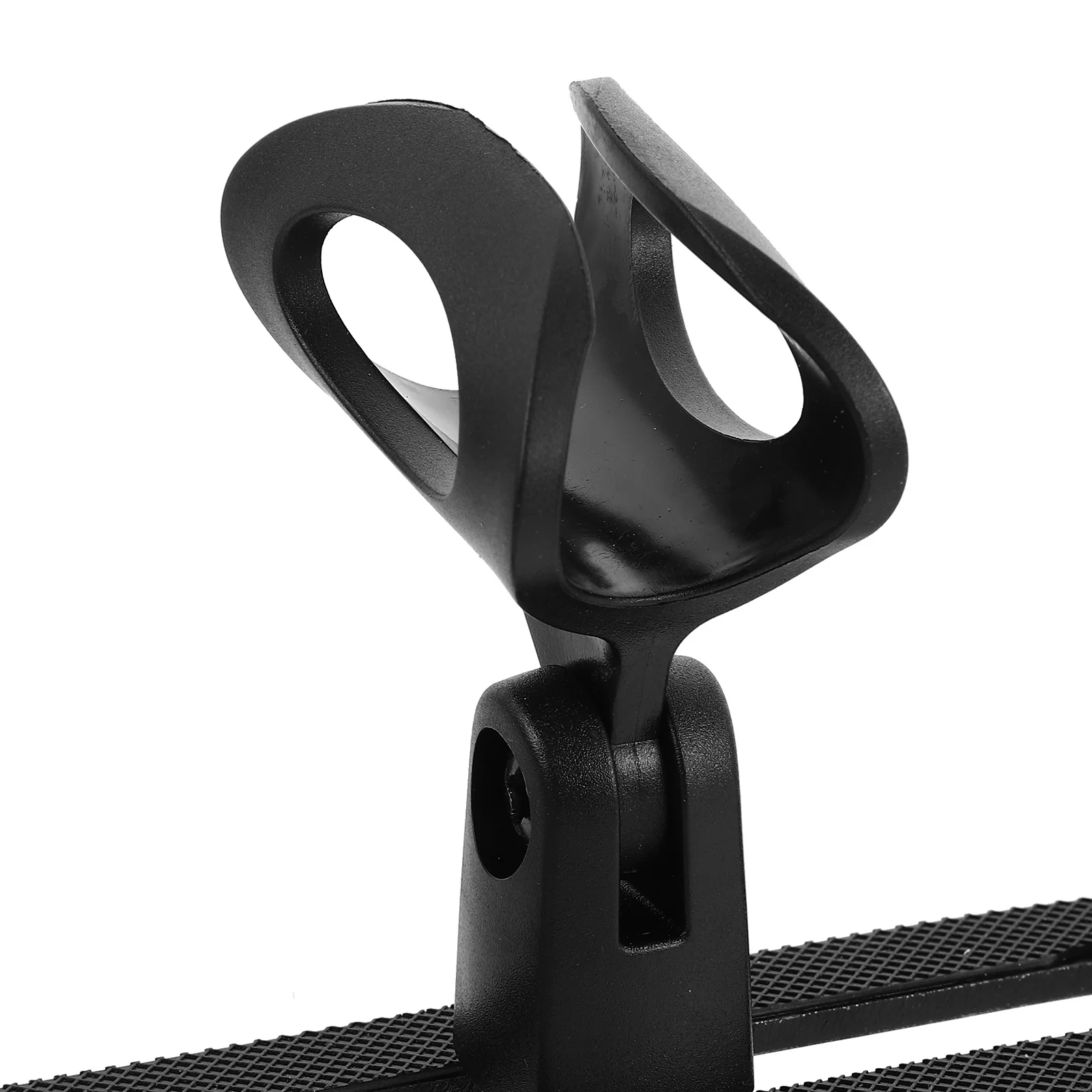 مجموعة واحدة من مشبك حامل الميكروفون متعدد الميكروفون ومشبك عمود ألومنيوم متين لعروض مجموعة المؤتمرات المكتبية