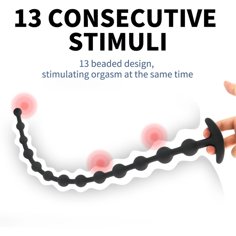 Soft Silicone Anal Plug Dildo Prostate Massage Long Butt Plug Vaginal Expansion Anus Dilator Masturbator Sex Toys For Women Men - view 2