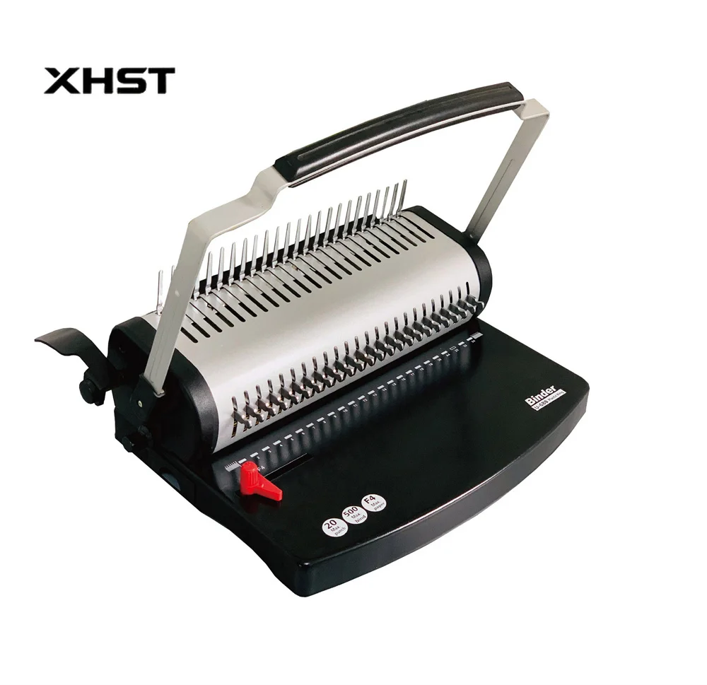 

SG-U688 F4 Size Comb Binding Machine Desktop Office Use Paper Punching and Comb Binding Machine