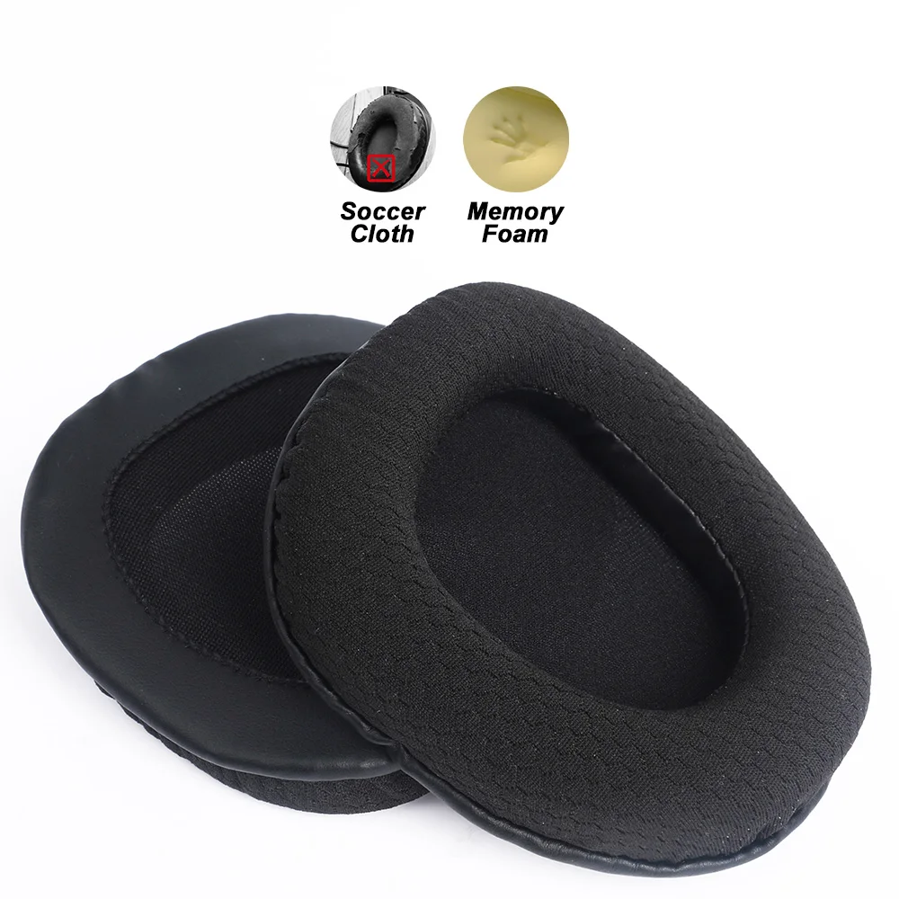 Cuscinetti Ovali Per Cuffie 95x75mm – Morbida Pelle Proteica, Sostituzione Facile Per Gaming E Musica, Nero