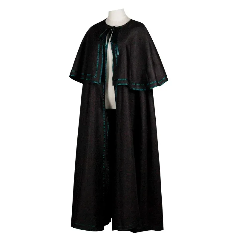 عباءة الظل والعظام رداء أسود لمرحلة الهالوين أزياء تنكرية لحفلات الكرنفال للنساء؛ 2 ك، 8؛ ج'