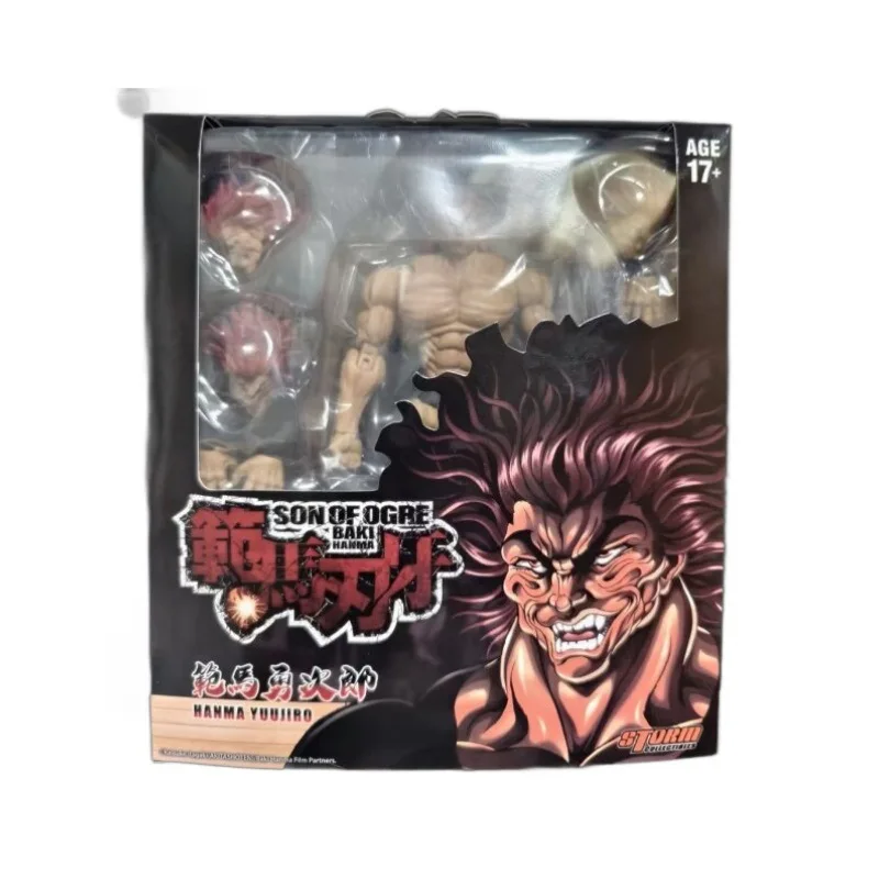 Фигурка ST Baki Hanma Son Of Ogre Hanma Yuujiro ПВХ Модель игрушки Аниме The Strongest Organisms Ko Yujiro Подвижная фигурка