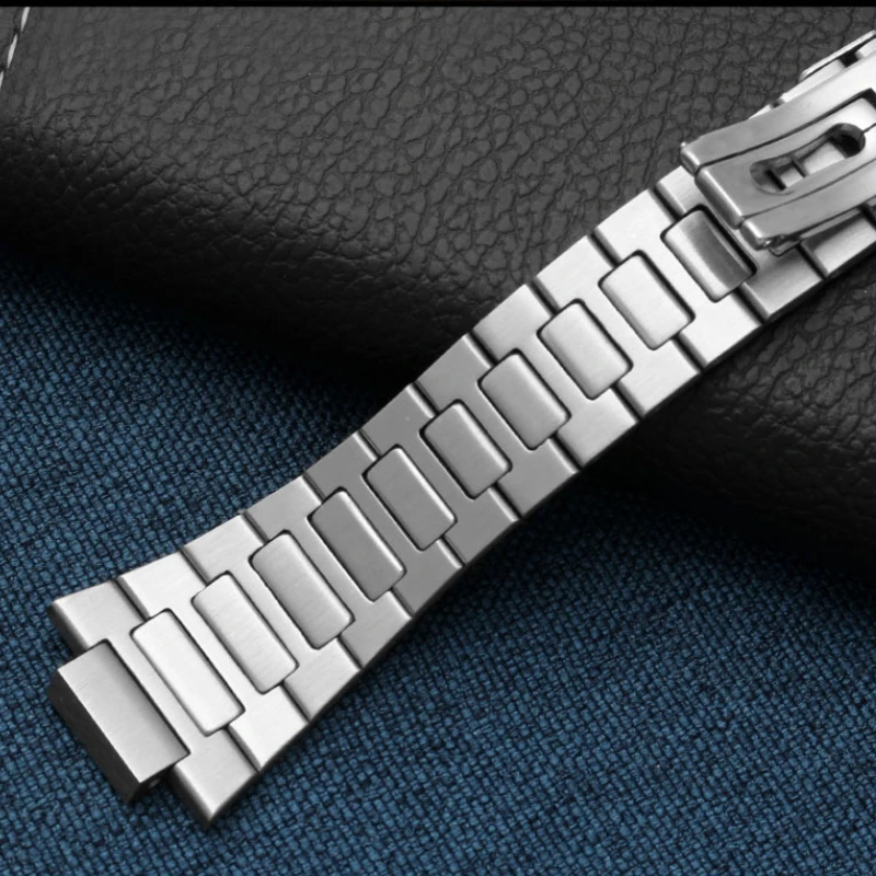 For Patek Philippe PP 316L Stainless Steel Watch Strap Nautilus men\'s 5711/1A010 series Bracelet 25*13MM convex mouth Watch band