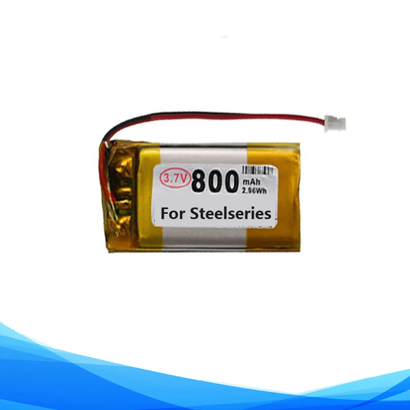 Original Replaces 800mAh Molex 1.25 602030 Battery For Steelseries Prime Mini Wireless Bluetooth Gaming Mouse  Batterie AKKU