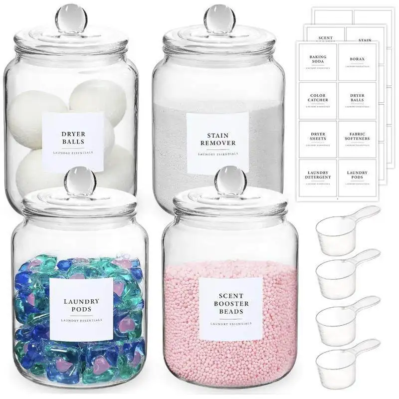 2l-transparent-glass-laundry-canister-set-cookie-canister-with-lid-and-spoon-laundry-liquid-glass-container-diy-kit