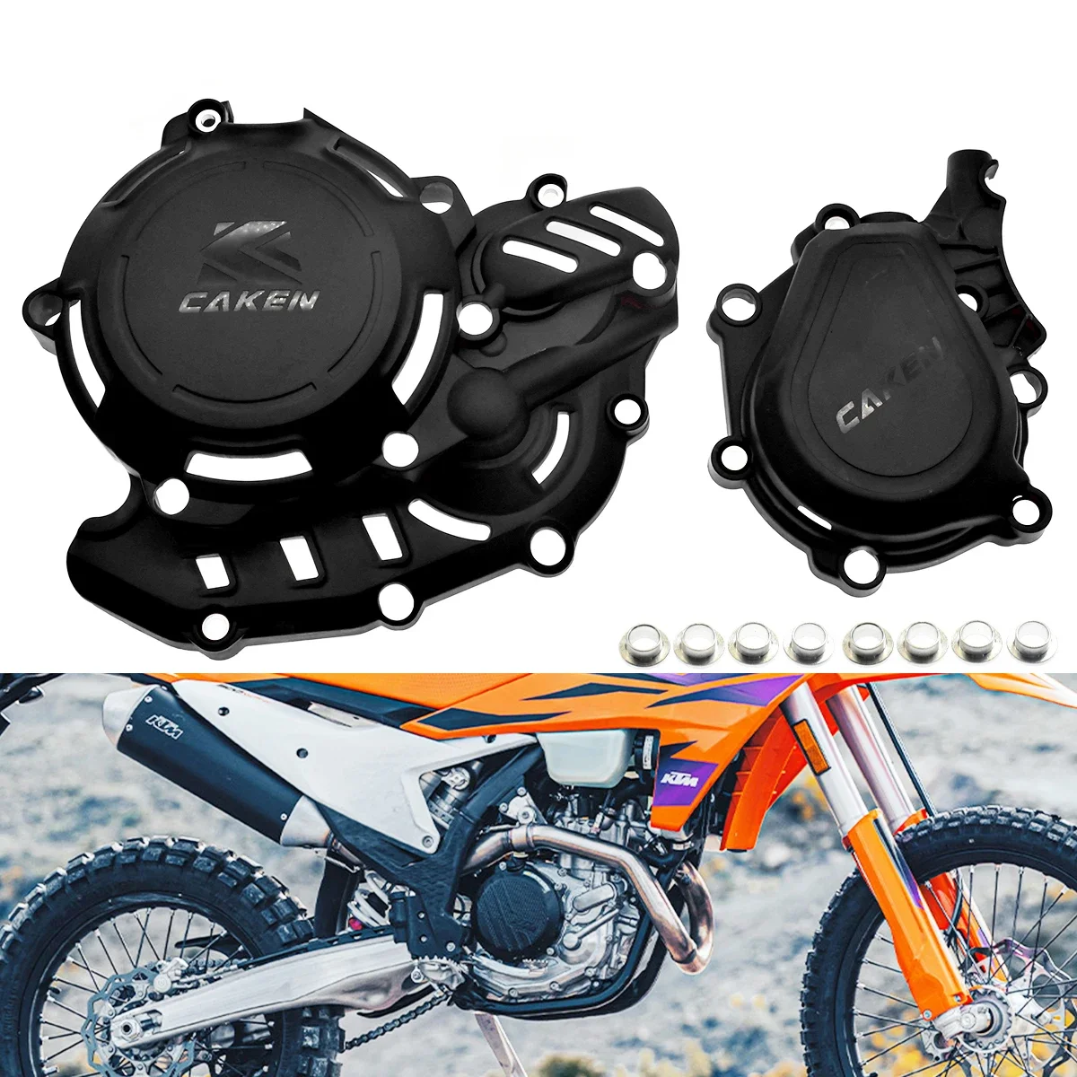 

Motorcycle Clutch Cover Ignition Protector Guard For KTM EXC-F SX-F XCF -W XW-F 450 500 For GAS GAS EC EX MC For HUSQVARNA FC FE