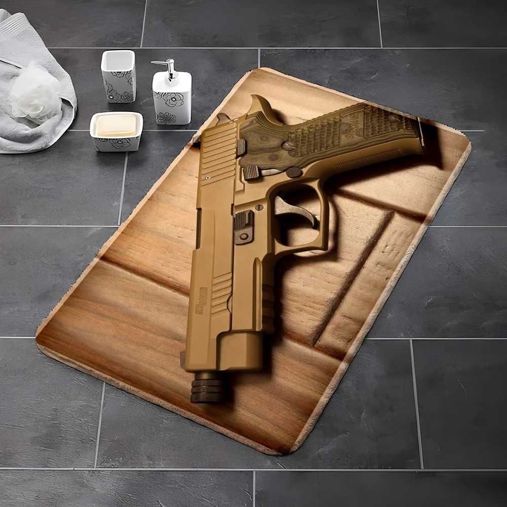 SIG SAUER Customized Entrance Mat for Hallway on the Floor Room Decoration Items Kitchen Rugs Bathroom Rug Bedroom Mats Custom