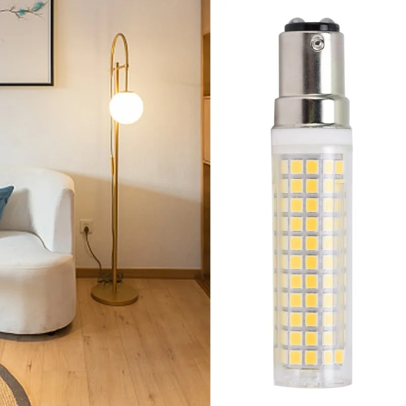 

BA15D лампа светодиодная кукурузная лампа 1500LM 136LED с регулируемой яркостью лампочка для люстры потолочный светильник настенный светильник 220V холодный белый