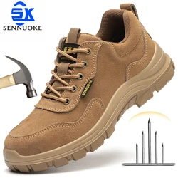 Safety Shoes Man for Work Man's Safety Working Shoes Working Lightweight Work Wear   Industrial Security-Protection