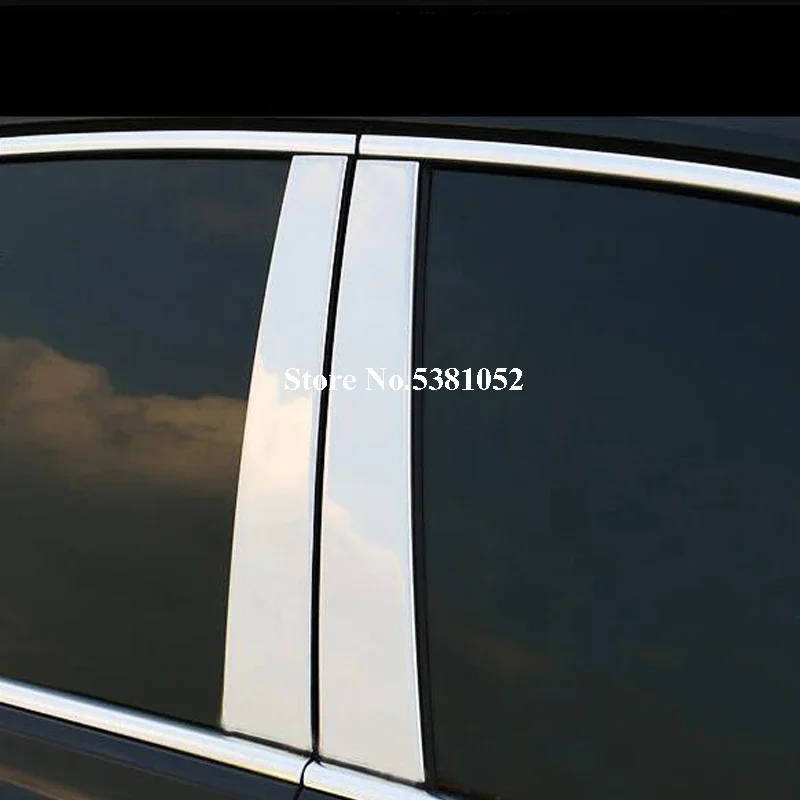 

Stainless Steel Window Central B Pillars Molding TrimProtection Sticker for Honda CRV CR-V 2012 2013 2014 2015 2016 Accessories