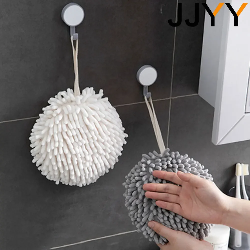 JJYY Hand Towel Can Be Hung Type Household Kitchen Bathroom Absorbent Towel Creative Handball Hand Rub