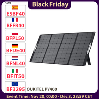 Oukitel Pv400 400W Foldable Portable Solar Panel with Kickstand, 23% Energy Conversion Rate, Ip65 Waterproof