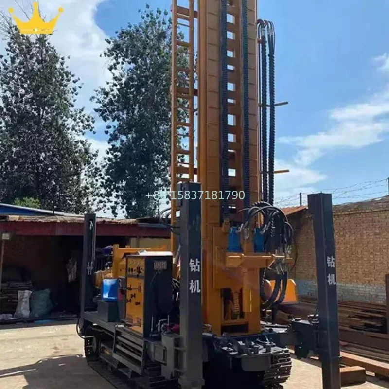 Hot Sale Drilling Rig Construction Works 180M Depth Borehole Drill Rig Mine Exploration Water Well Drilling Rig Machine for US