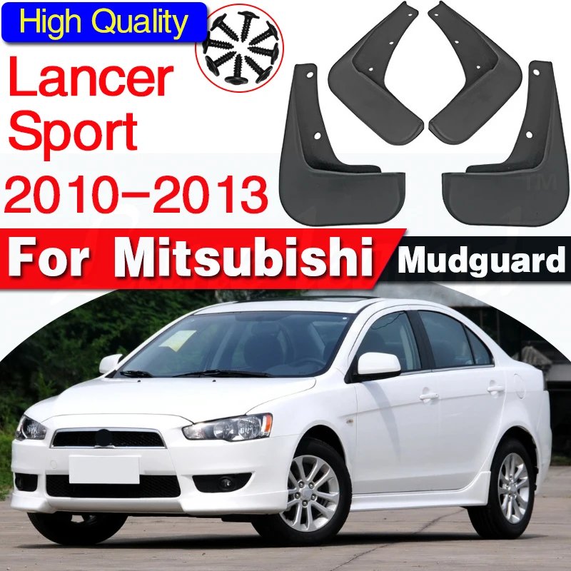 

4 шт., передние Брызговики для Mitsubishi Lancer Sport 2010 2011 2012 2013