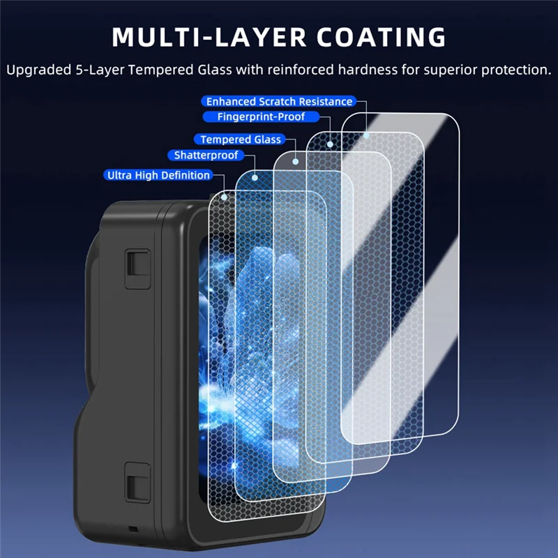 A52T حامي الشاشة ل Insta 360 Go الترا الزجاج المقسى عدسة الكاميرا حامي الشاشة فيلم عمل كاميرا الملحقات