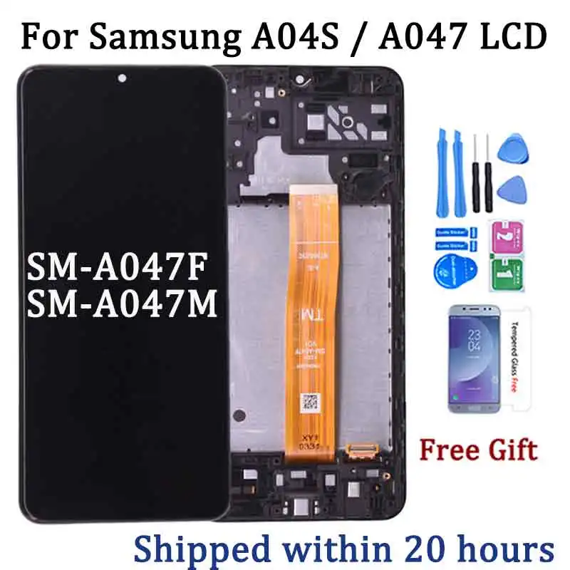 

6.5" For Samsung A04S A047 LCD Display Touch Screen Digitizer For Samsung SM-A047F, SM-A047F/DS LCD Screen