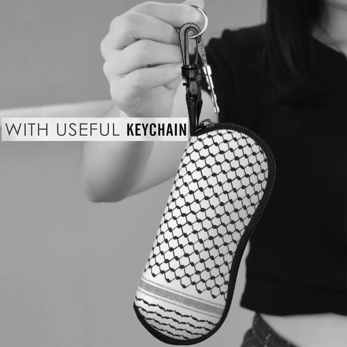 حتا الكوفية الفلسطينية النمط الشعبي شل نظارات حافظة نظارات شمسية واقية صندوق النساء الرجال لينة النظارات حقيبة الحقيبة