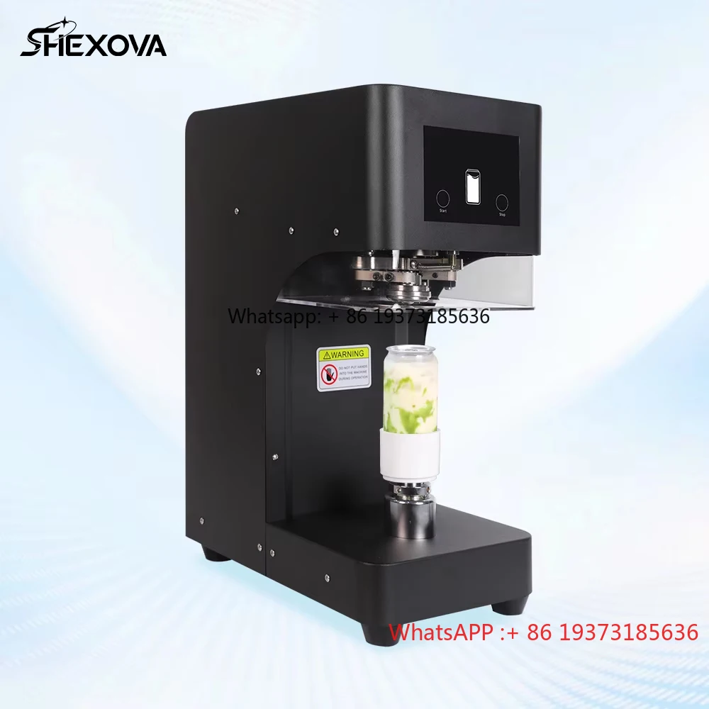 

Fully Automatic Aluminum Tin Plastic Pet Can Sealing Machine Can Seamer Juice Cup Bottles Drinks Easy Open Pop Can Sealer