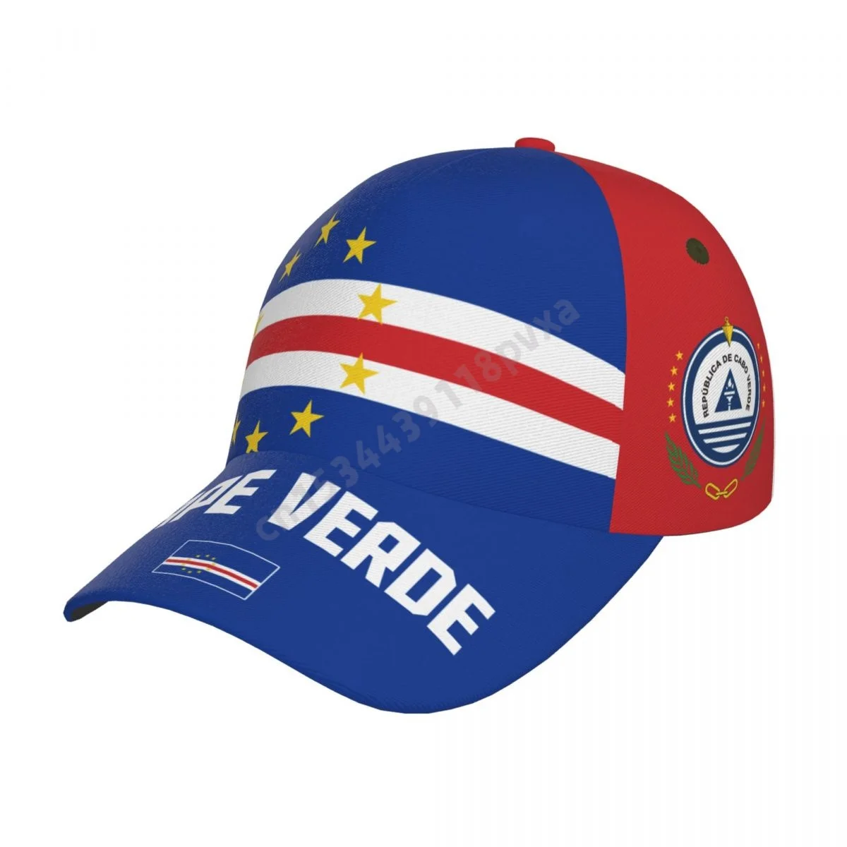 Unisex Cape Verde Flag Cool Cape Verdean Adult Baseball Cap Patriotic Hat for Baseball Soccer Fans Men Women