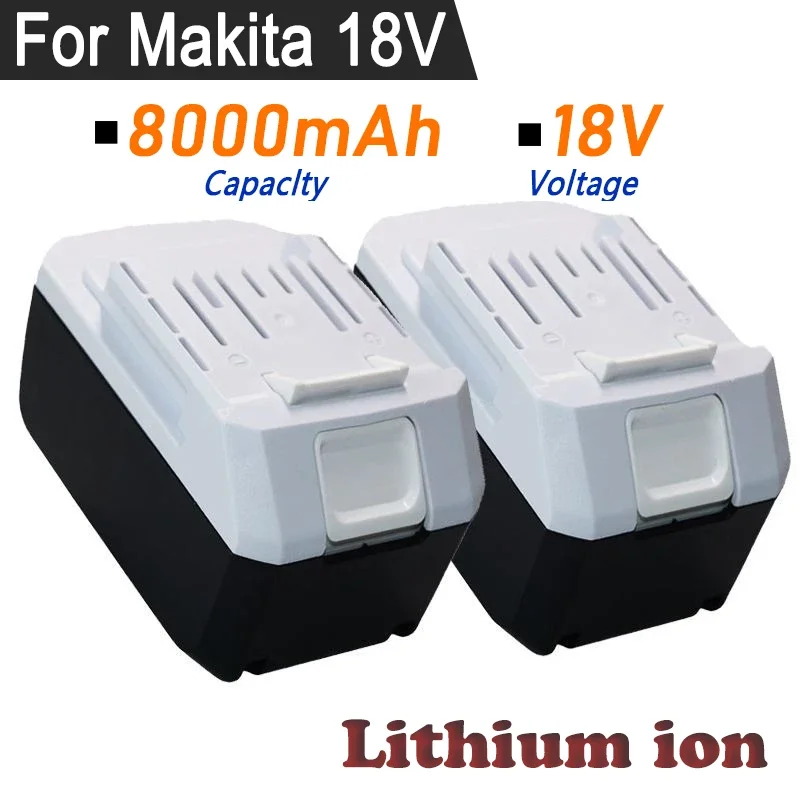 18V 8.0Ah Rechargeable Li-Ion Battery For Makita 1413G BL1460G DC18WA UH480D UH520D UM165D UR140D DMR106