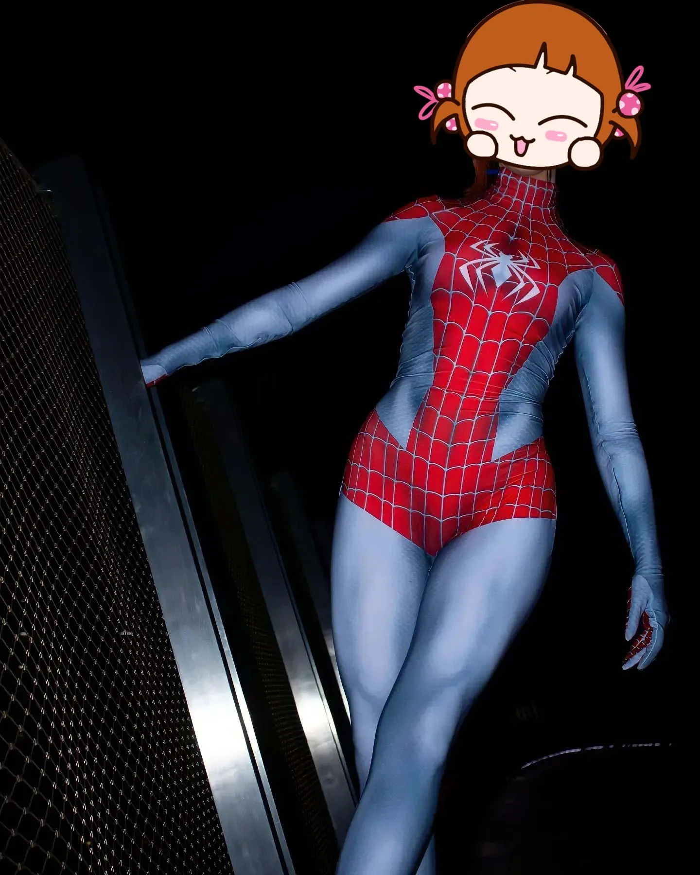 MJ Spider تأثيري زي للنساء ، خارقة Zentai ، بذلة هالوين ، بذلة حفلة ، الكبار والأطفال ، الفتيات