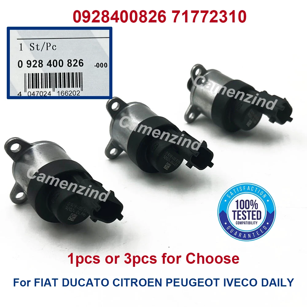 

1/3PCS 0928400826 71772310 Fuel Pump Pressure Regulator Metering Control Valve for Fiat Ducato Iveco Daily 0 928 400 826