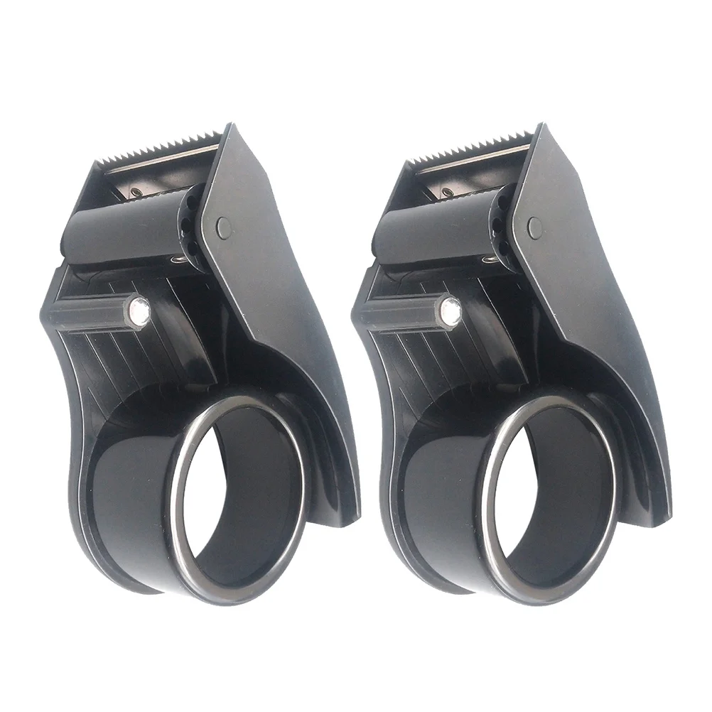 2Pcs Heavy Duty Tape Cutter Handheld Sealing Dispenser for Efficient Packaging Compact Design Easy to Carry and Store Anywhere