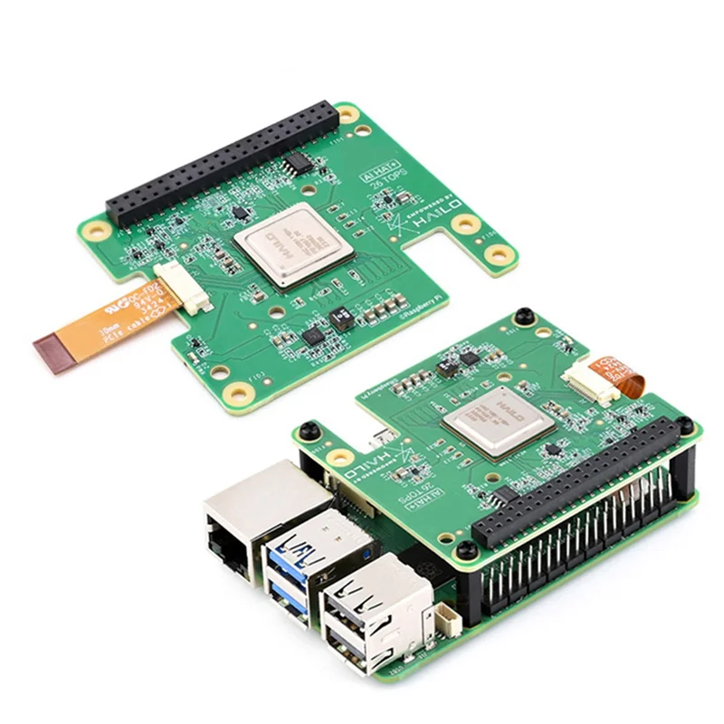 Letnia Wyprzedaż Raspberry Pi 5 AI HAT+ Oficjalny-Oryginalny Hailo8l Pcie M.2 HAT+ 13Tops AI Board Kit dla Raspberry Pi5