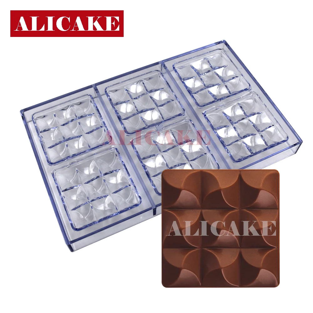 Polycarbonate Chocolate Mold MINI MOULIN Shape Candy Fondant Ice Mould Baking Pastry Acrylic Confectionery Utensils Pans Trays