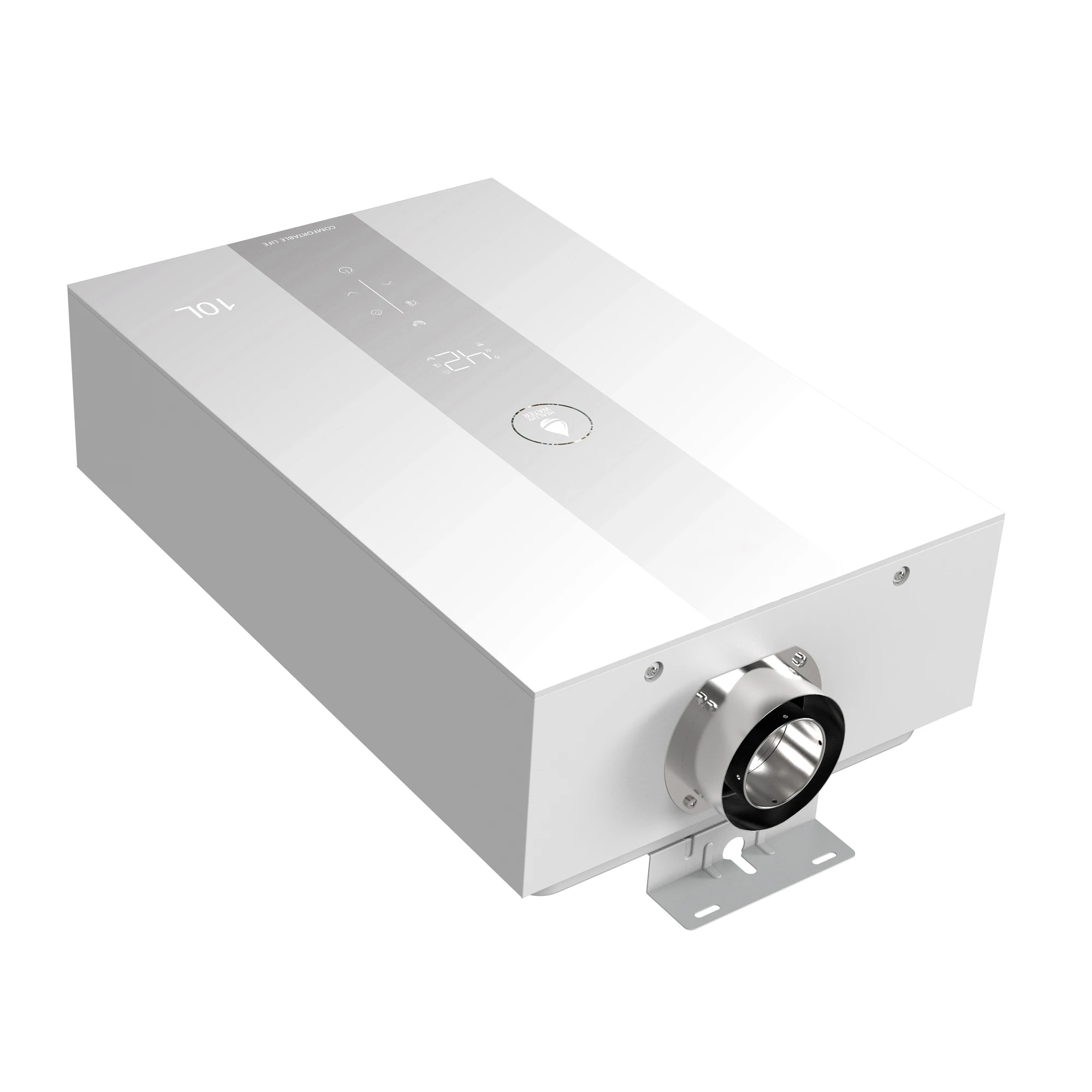 

High Quality Portable Tankless Gas Water Heater with Safety Child Lock Stainless Steel Housing for Bathroom Shower Gas Fired