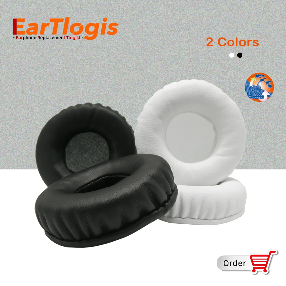 

EarTlogis Replacement Ear Pads for Zealot B17 B 17 B-17 wireless Headset Parts Earmuff Cover Cushion Cups pillow