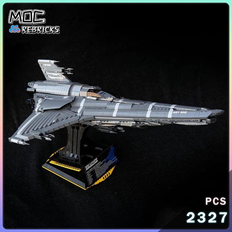 

MOC UCCS Colonial Viper Mk. VII Battle Star Galactica Main Fighter Jets Building Block Model Boy Puzzle Toy Bricks Xmas Gift