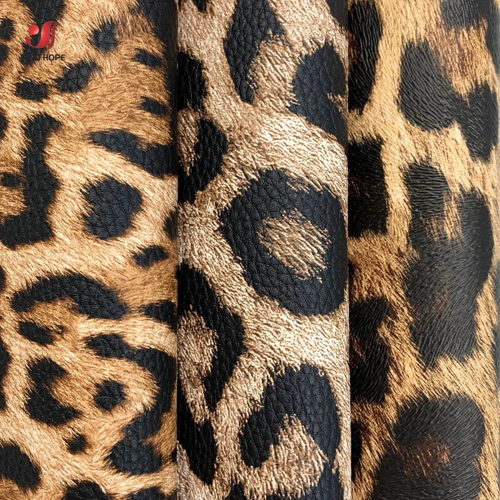 Leopard Print PU Leatherette Sewing Fabric Faux Leather DIY Craft Brooch Hair Bows GIFT Handmade Earring Making Doll Decor