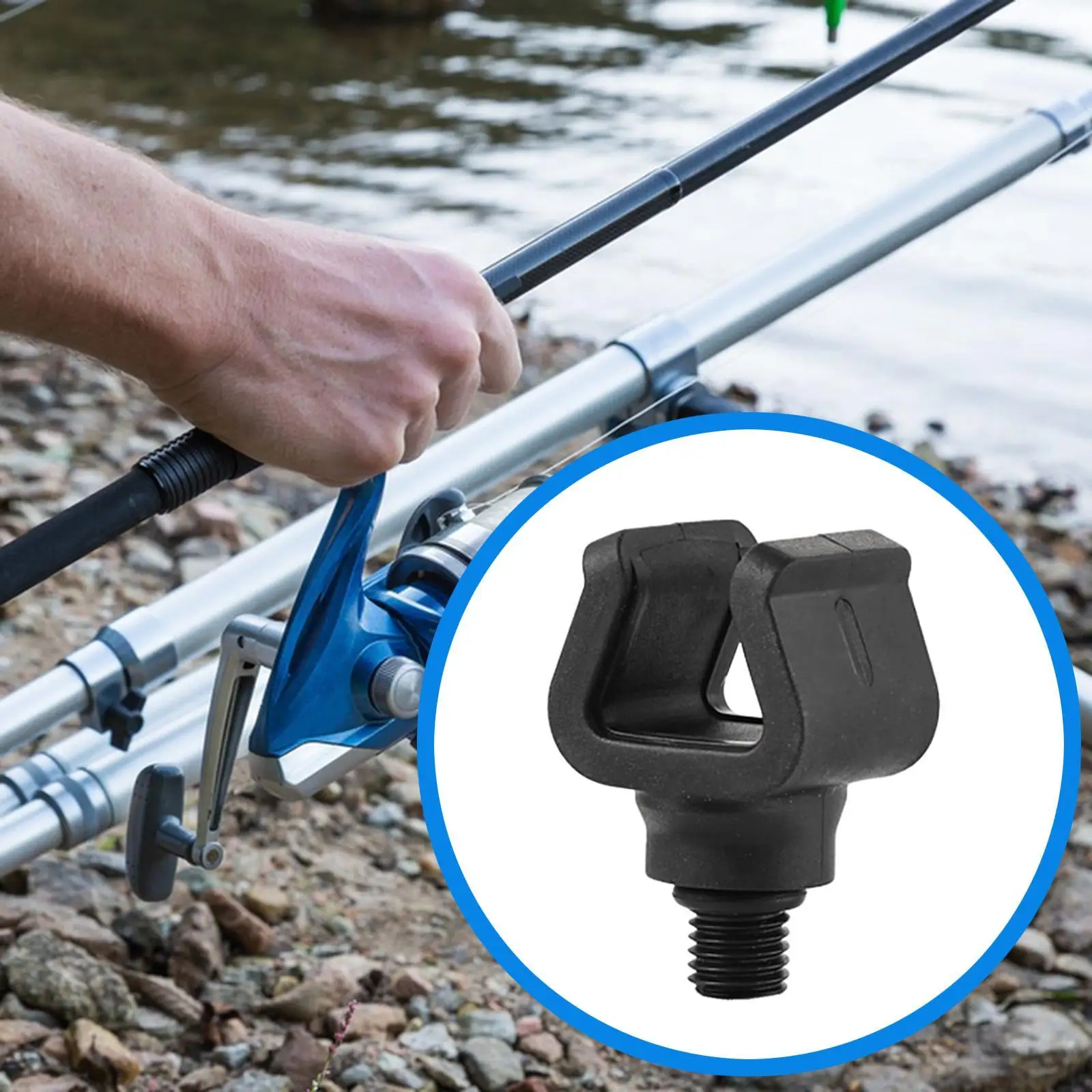 الصيد رود بقية رئيس الموضوع M3/8 عدم الانزلاق الكارب الصيد رود بقية قبضة ل