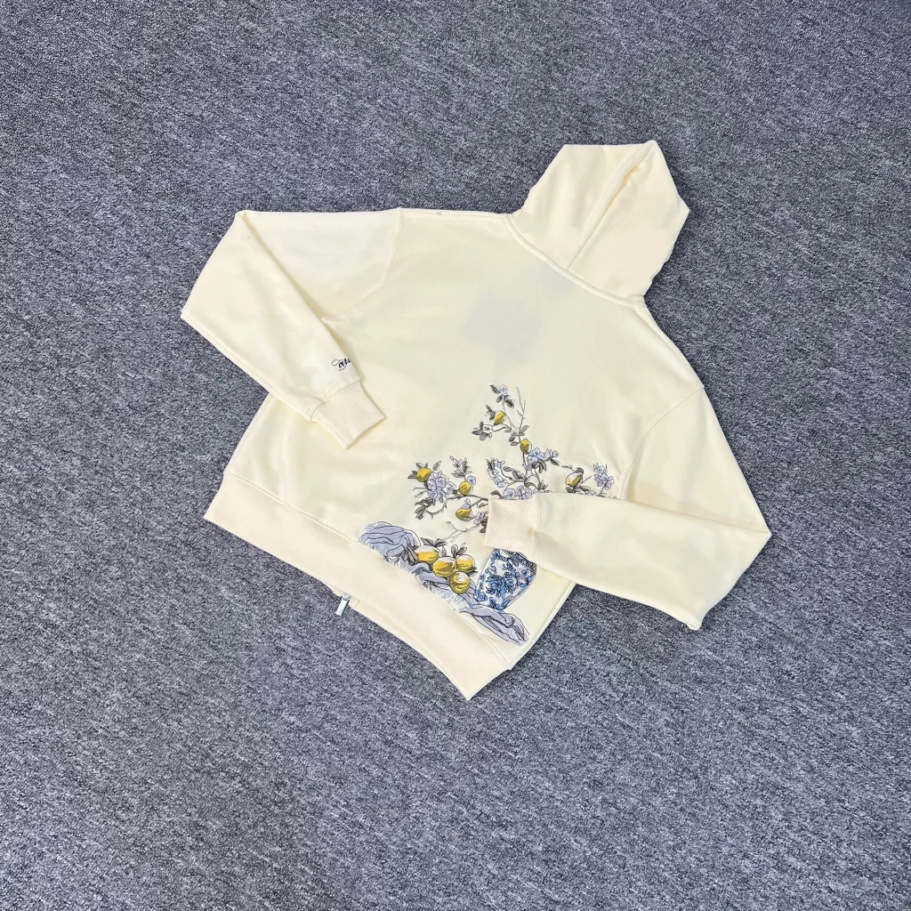 سترة Derschutze 2026 الجديدة من Eden المطرزة ذات الوزن الثقيل والمبطنة بالصوف مع قلنسوة بسحاب