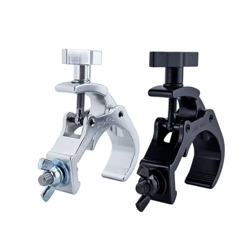 2Inch Tube Clamps 50kg Loading Aluminum Alloy Lighting Clamp/Hook for Stage Lights (PAR Cans, Beam Lights)