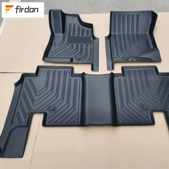 

Custom-fit 3D waterproof car mats for SsangYong Musso Pickup truck UTE floor liner foot pads non skidding car carpets