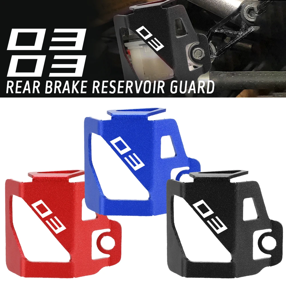 

For YAMAHA MT03 MT 03 MT-03 2015-2021 2016 2017 2018 2019 Motorcycle CNC Rear Brake Fluid Reservoir Guard Cover Protector 2025