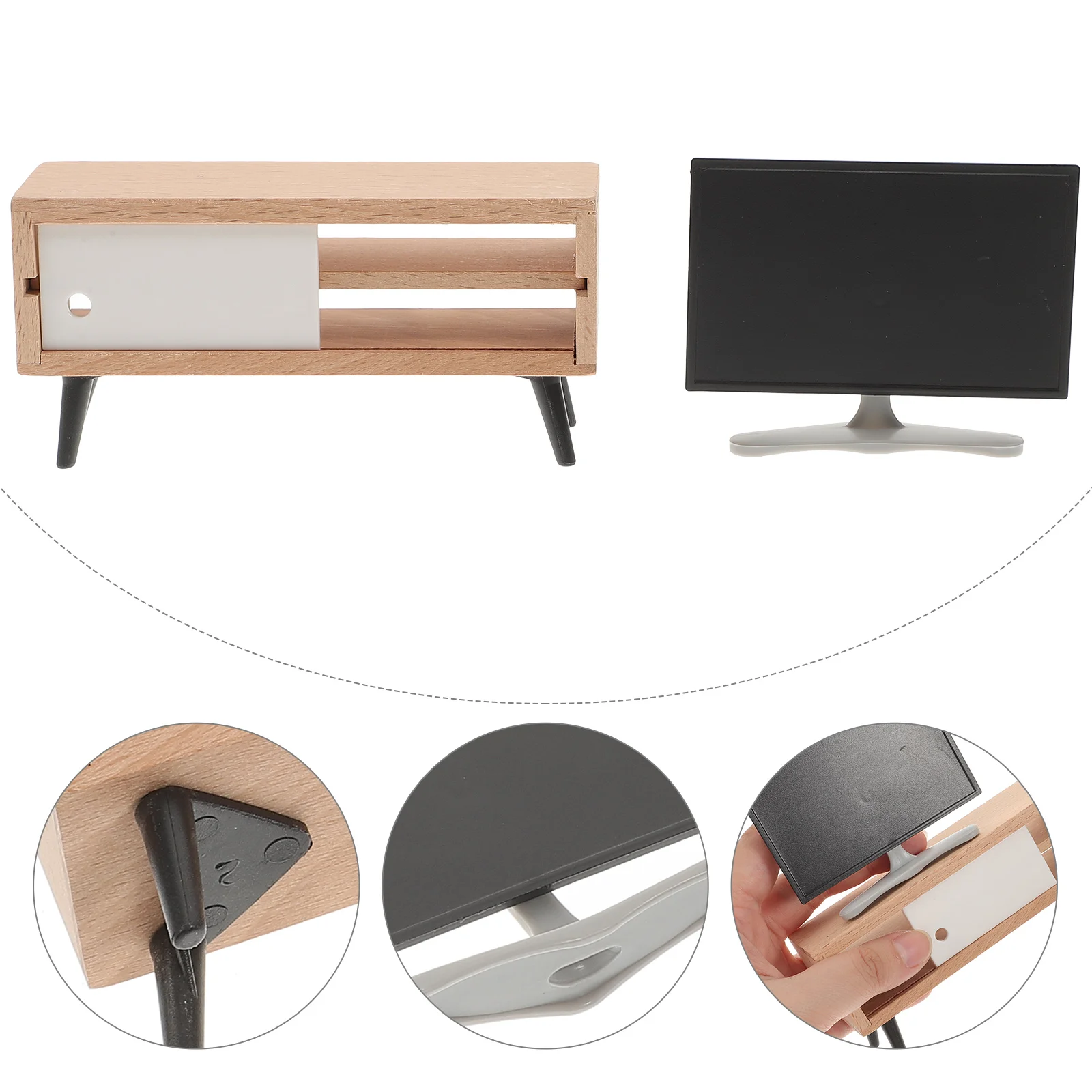 

Set Mini Work Baby Toys Miniature Furniture and Accessories Plastic Entertainment Accessory