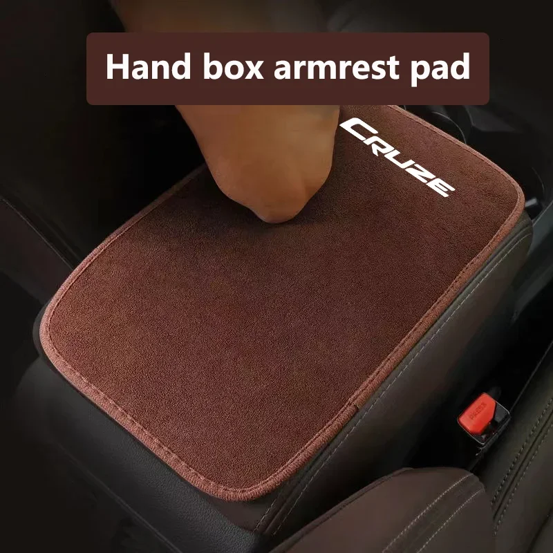 

Suede Leather Armrest Mat Arm Rest Protection Cushion Auto Armrests For Chevrolet Cruze Aveo ONIX Car Accessories