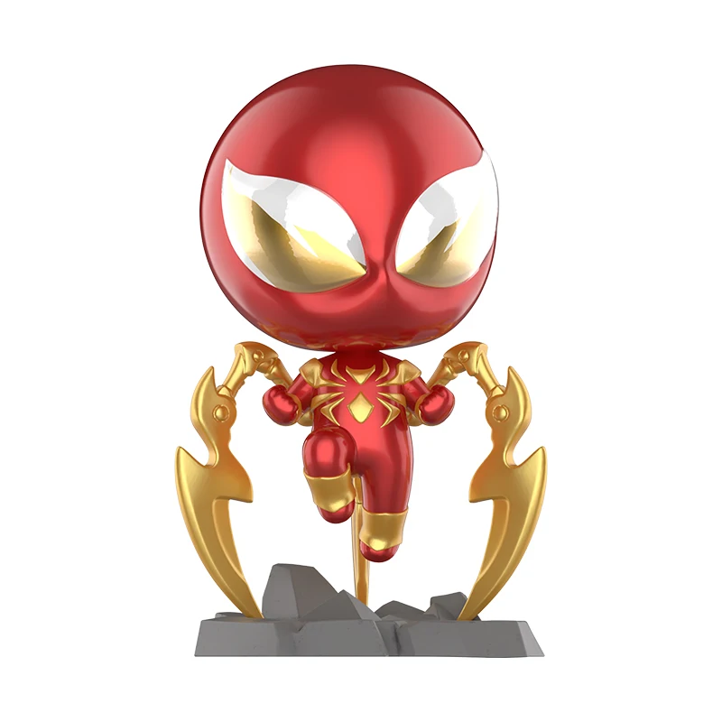 Genuine Marvel Super Heroes Spider-man Series Blind Box Mini Venom/dr. Octopus Cartoon Model Kids Collection Toy Birthday Gift